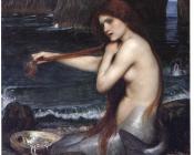 约翰 威廉姆 沃特豪斯 : A Mermaid